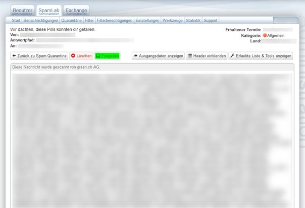 SpamLab Freigeben