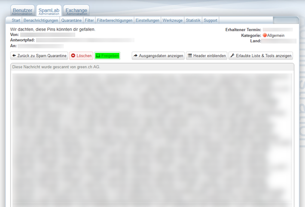 SpamLab Freigeben