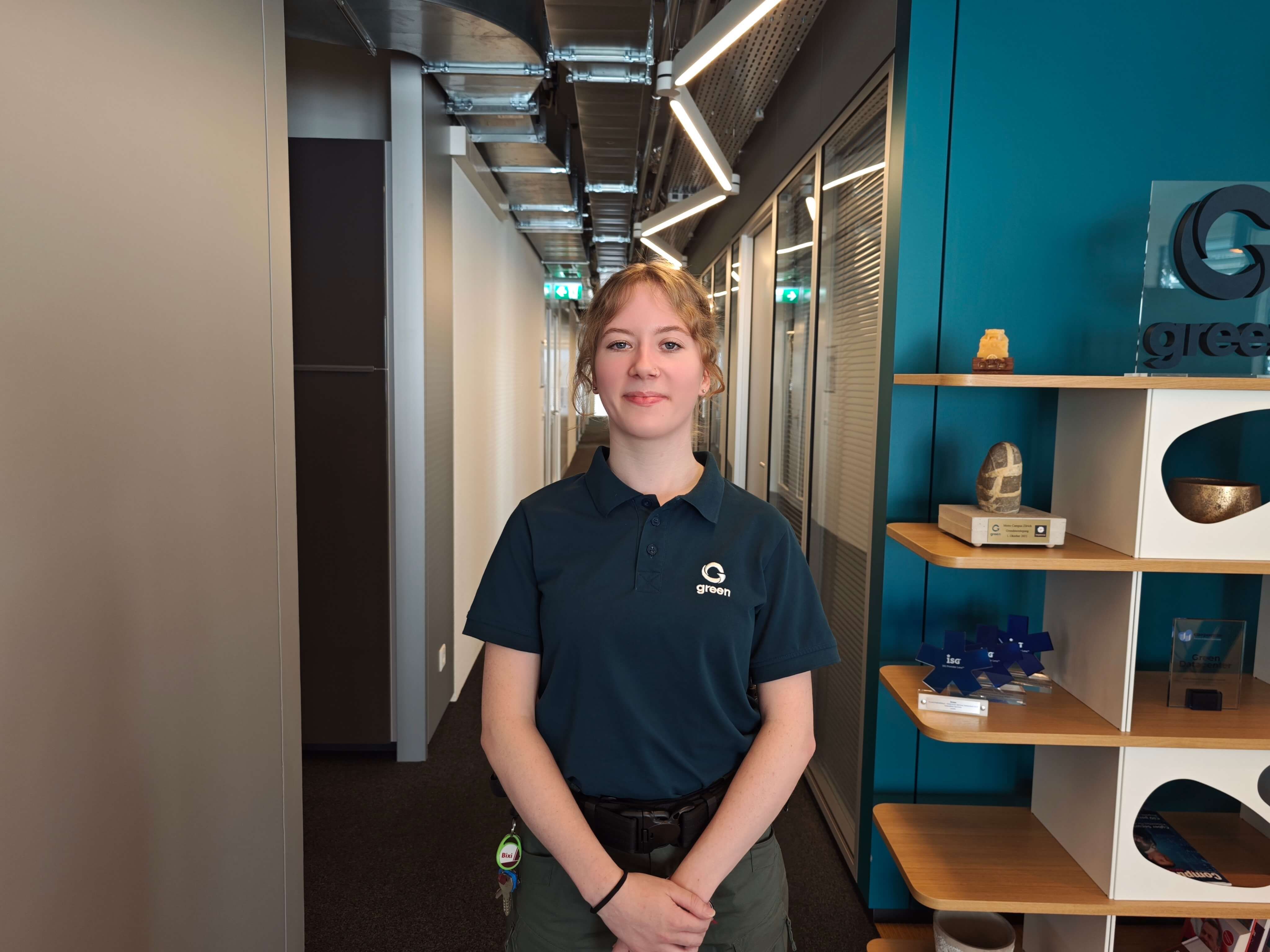 Rebecca Haag Sicherheitsmitarbeiterin Green