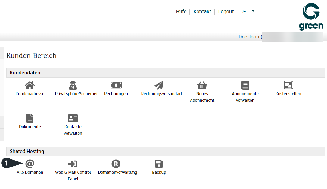 my.green.ch Customer Portal