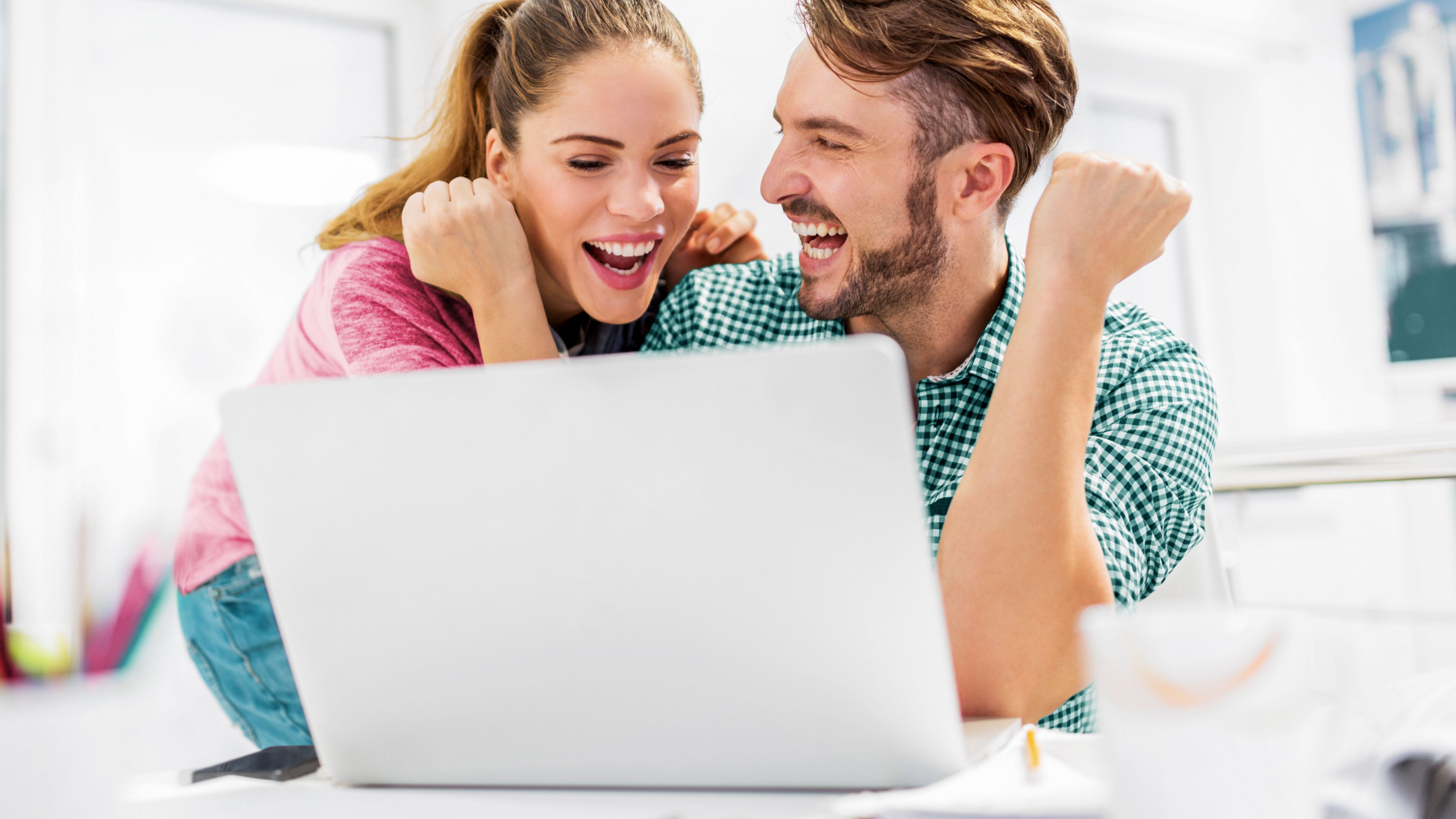 The team simply creates their own website on the computer