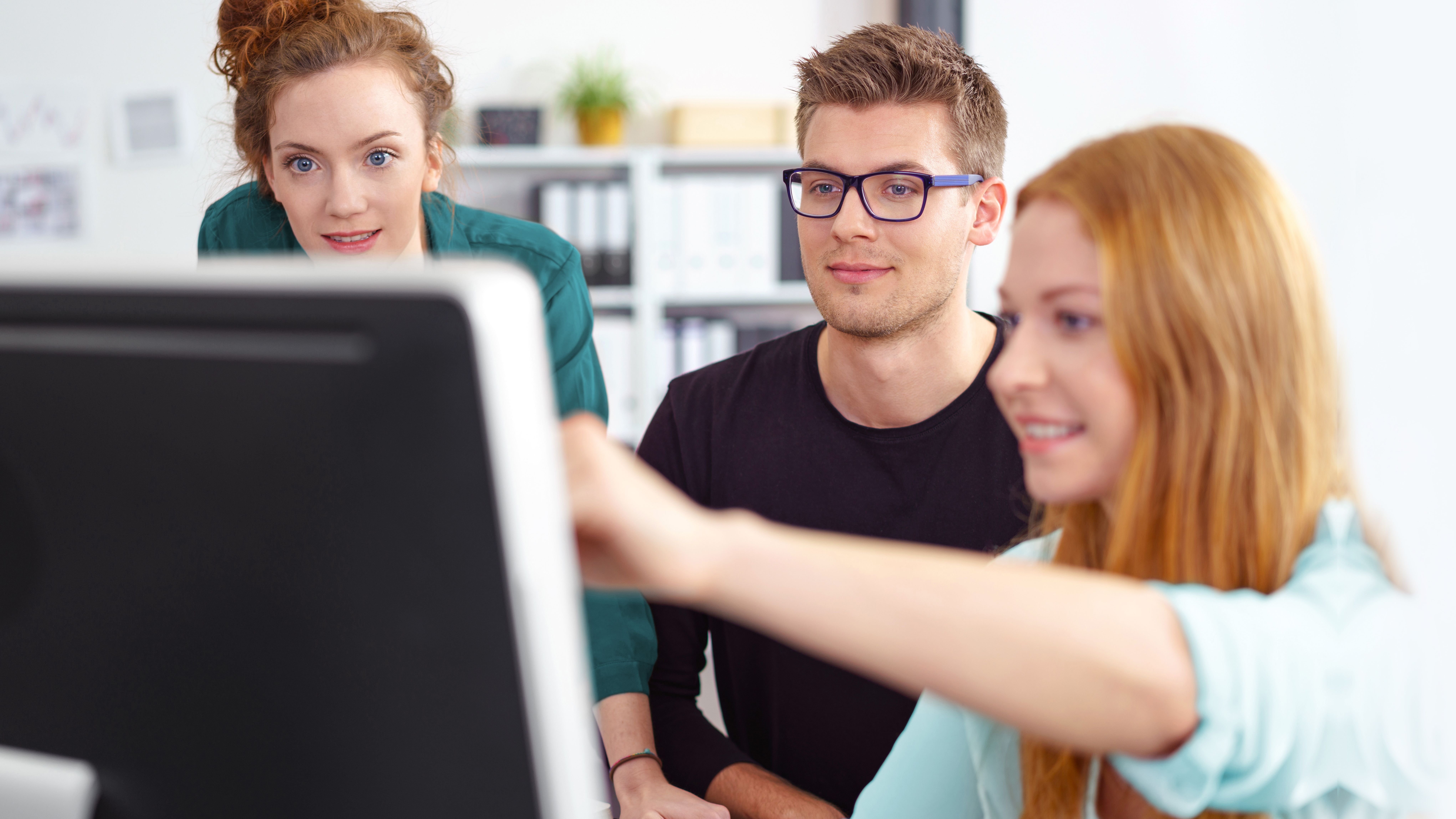 Website creation meeting with website builder