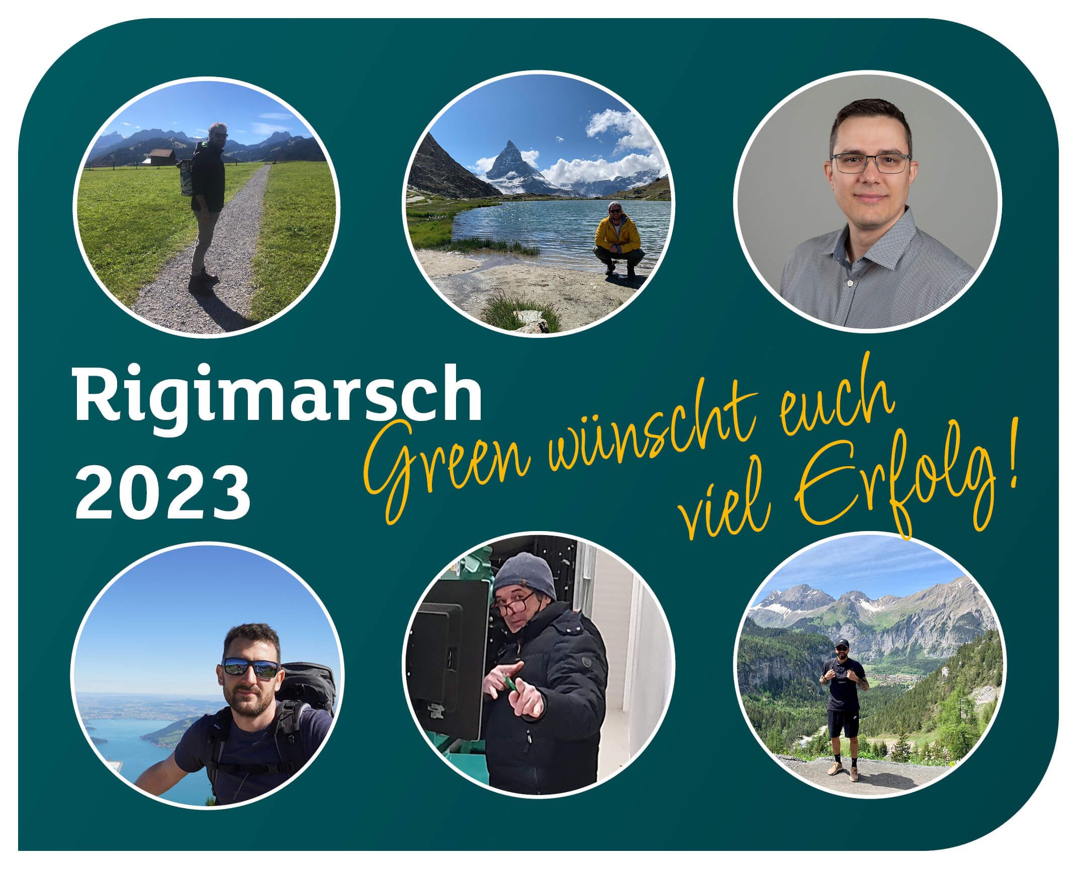 Teilnehmer Rigimarsch Green