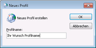 Neues Profil