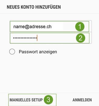 E-Mail-Konto hinzufügen
