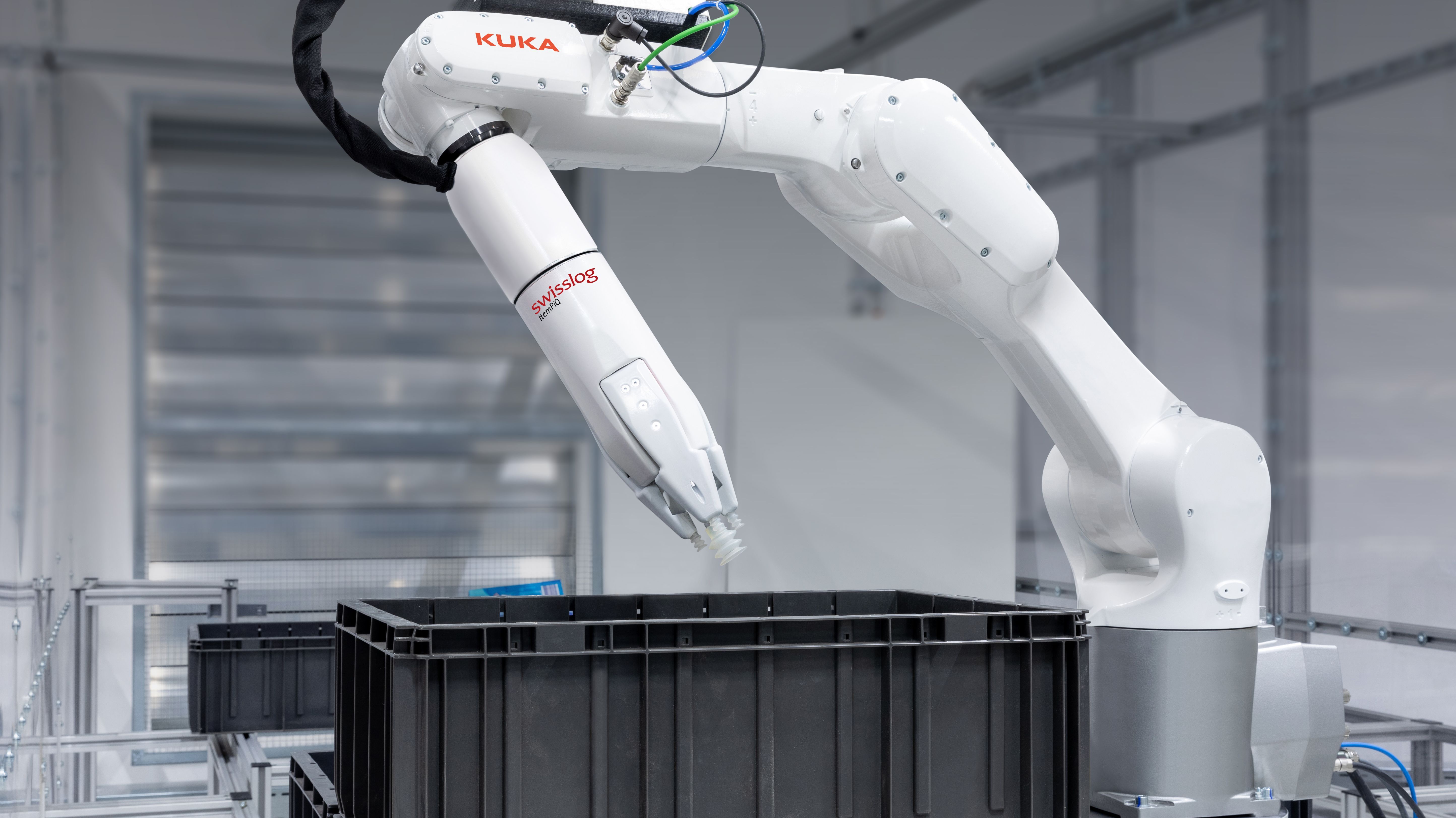 Roboter von Swisslog bei der Arbeit