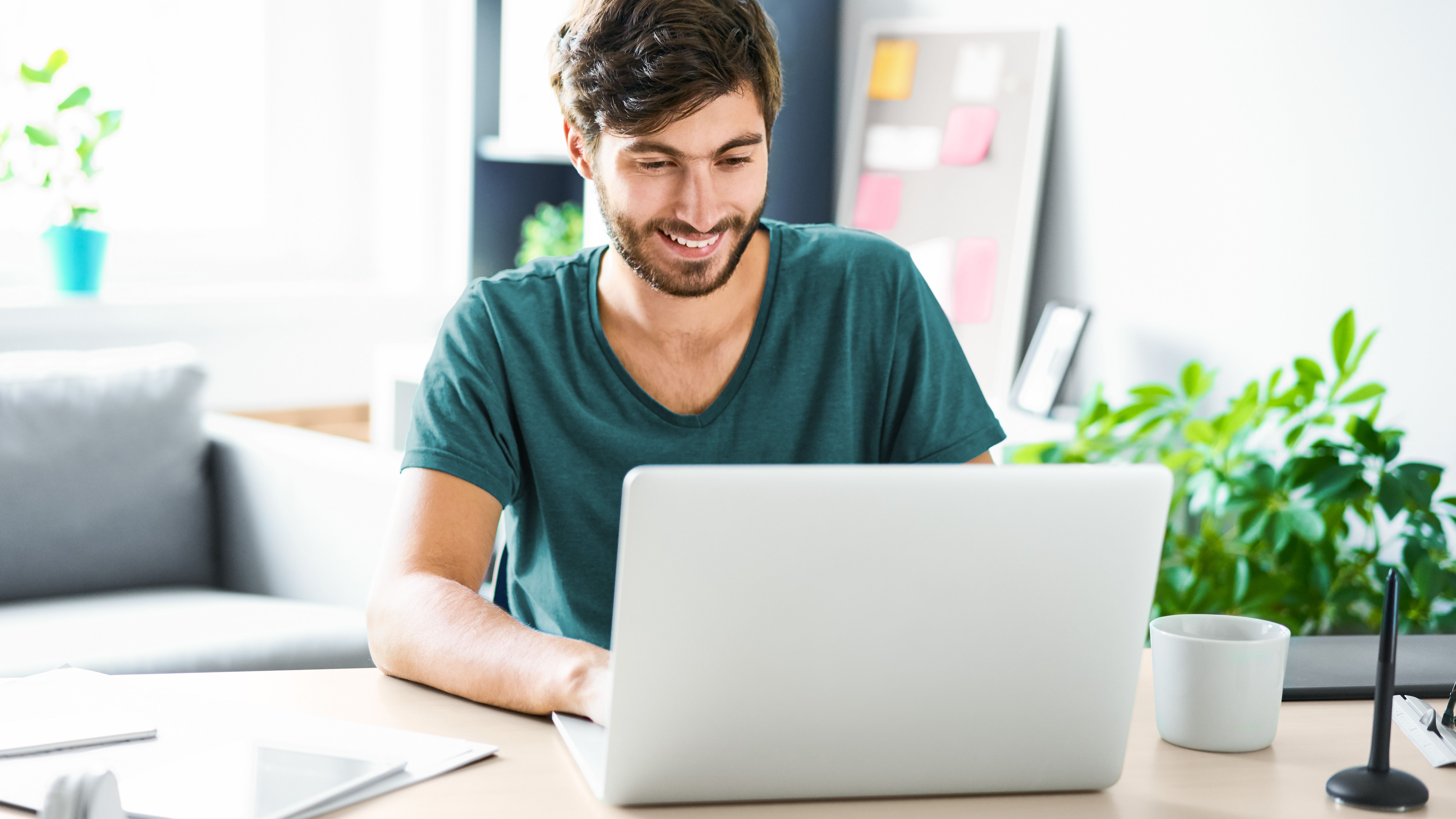 Man registers internet address for own website