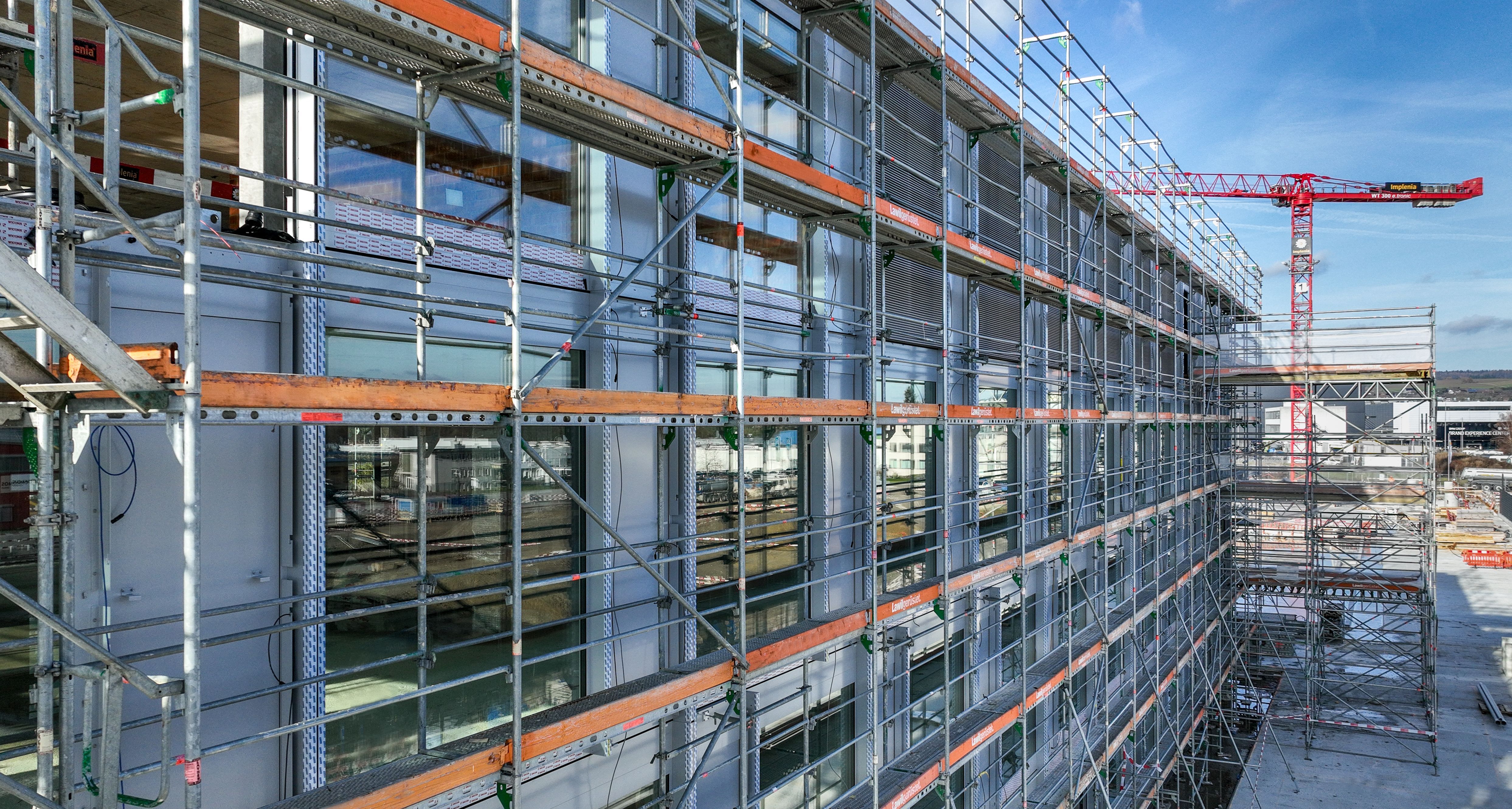 Bild: Fassade Bürogebäude Süd, Green Metro Campus Zürich