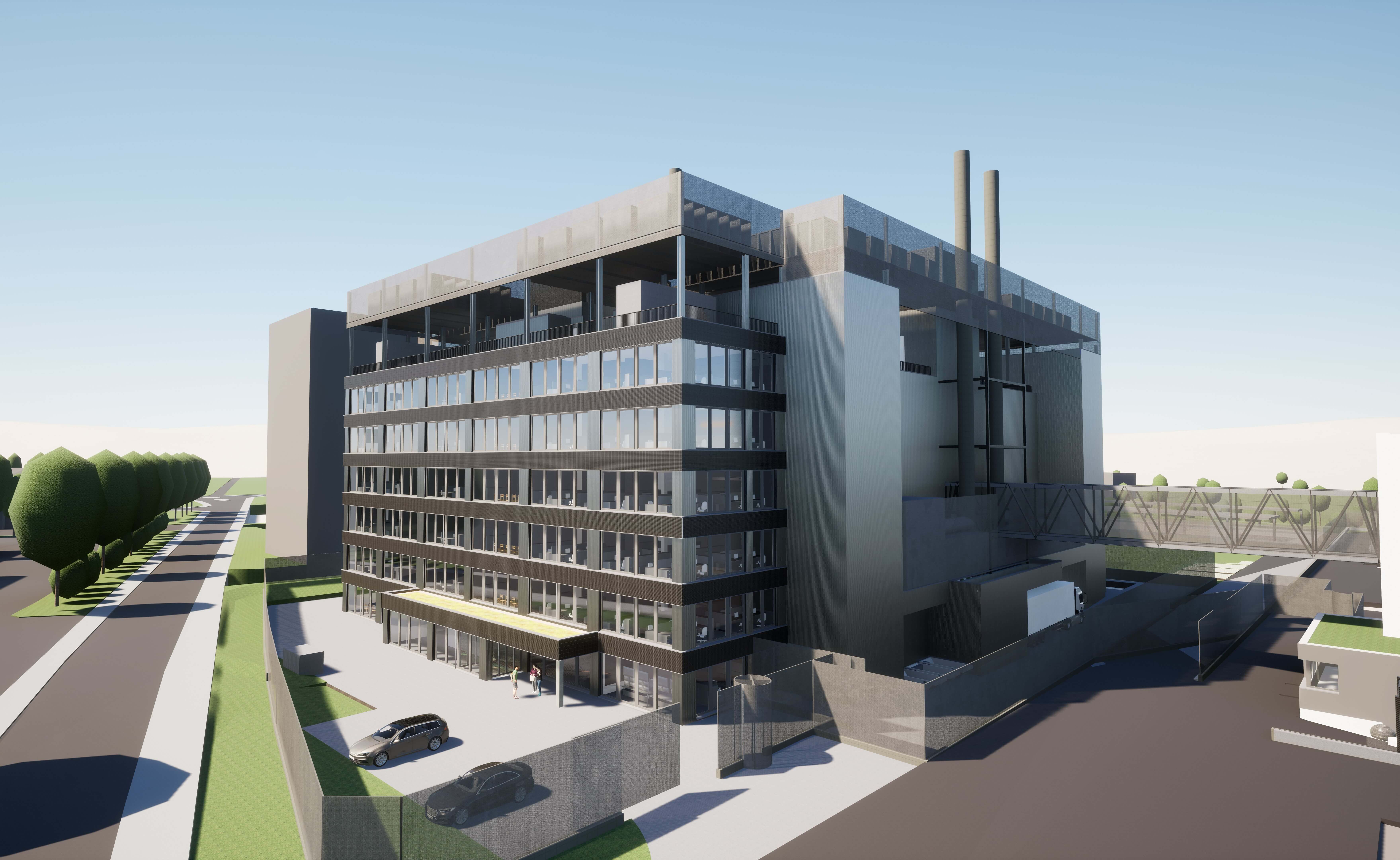 Visualisierung: Datacenter 4 Green Metro-Campus Zürich-West